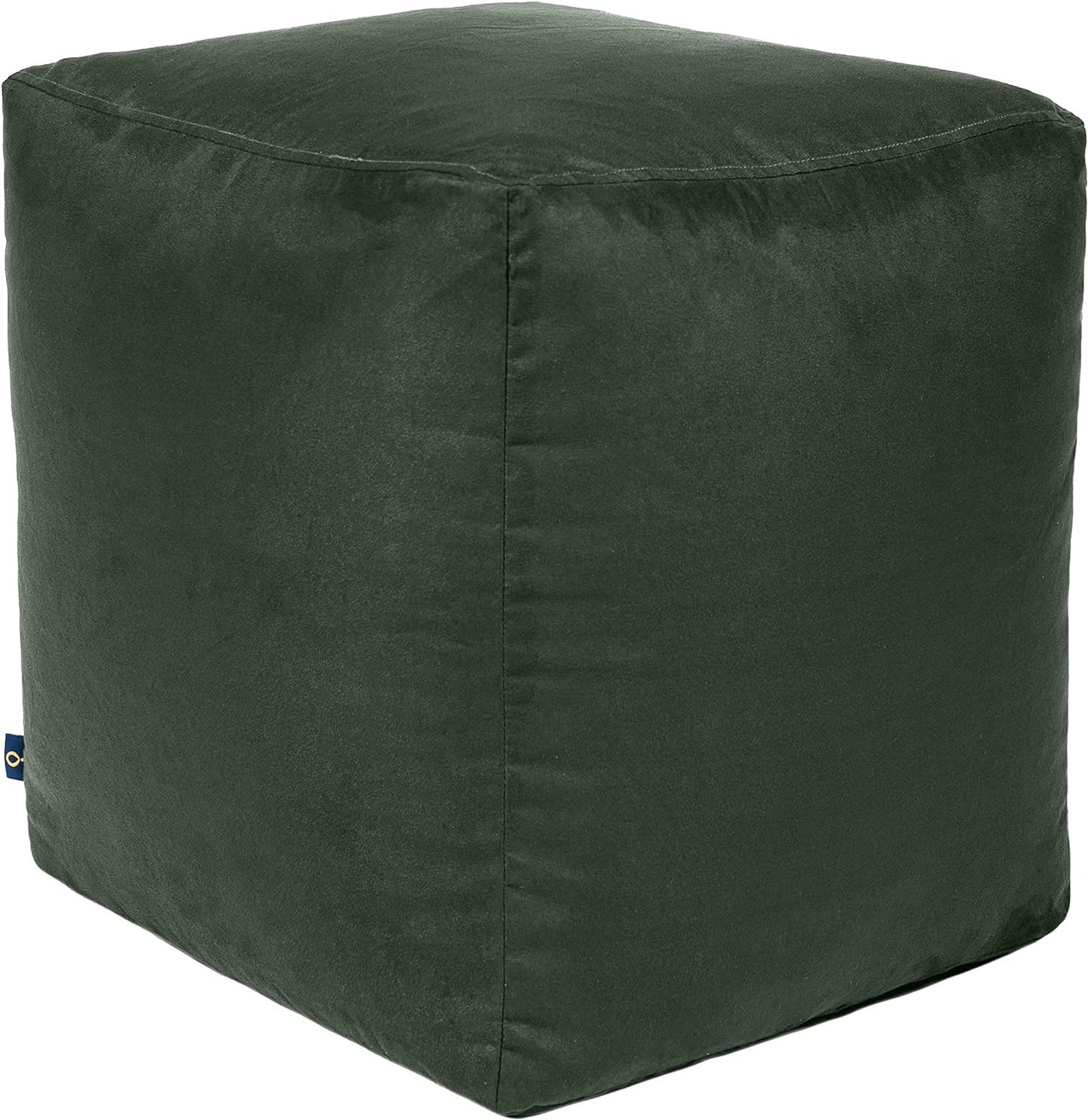 Loft 25 Bean Bag Faux Suede Cube Footstool