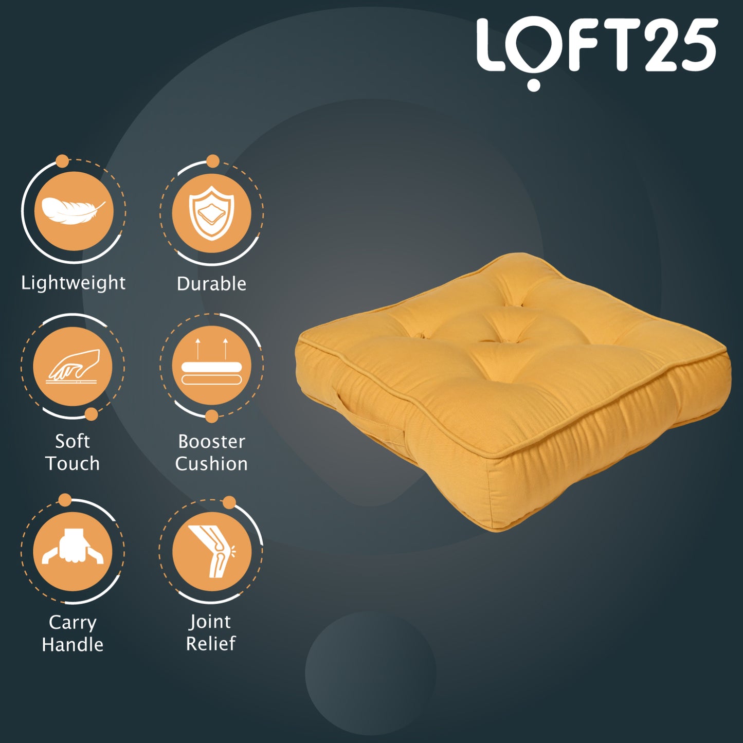 Loft 25 Armchair Cotton Booster Cushion