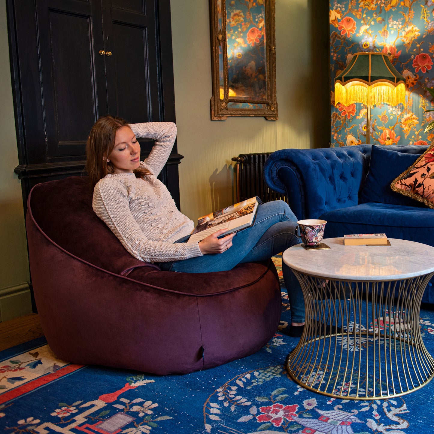 Loft 25 Relaxing Adult Bean Bag Chair 90x100x70