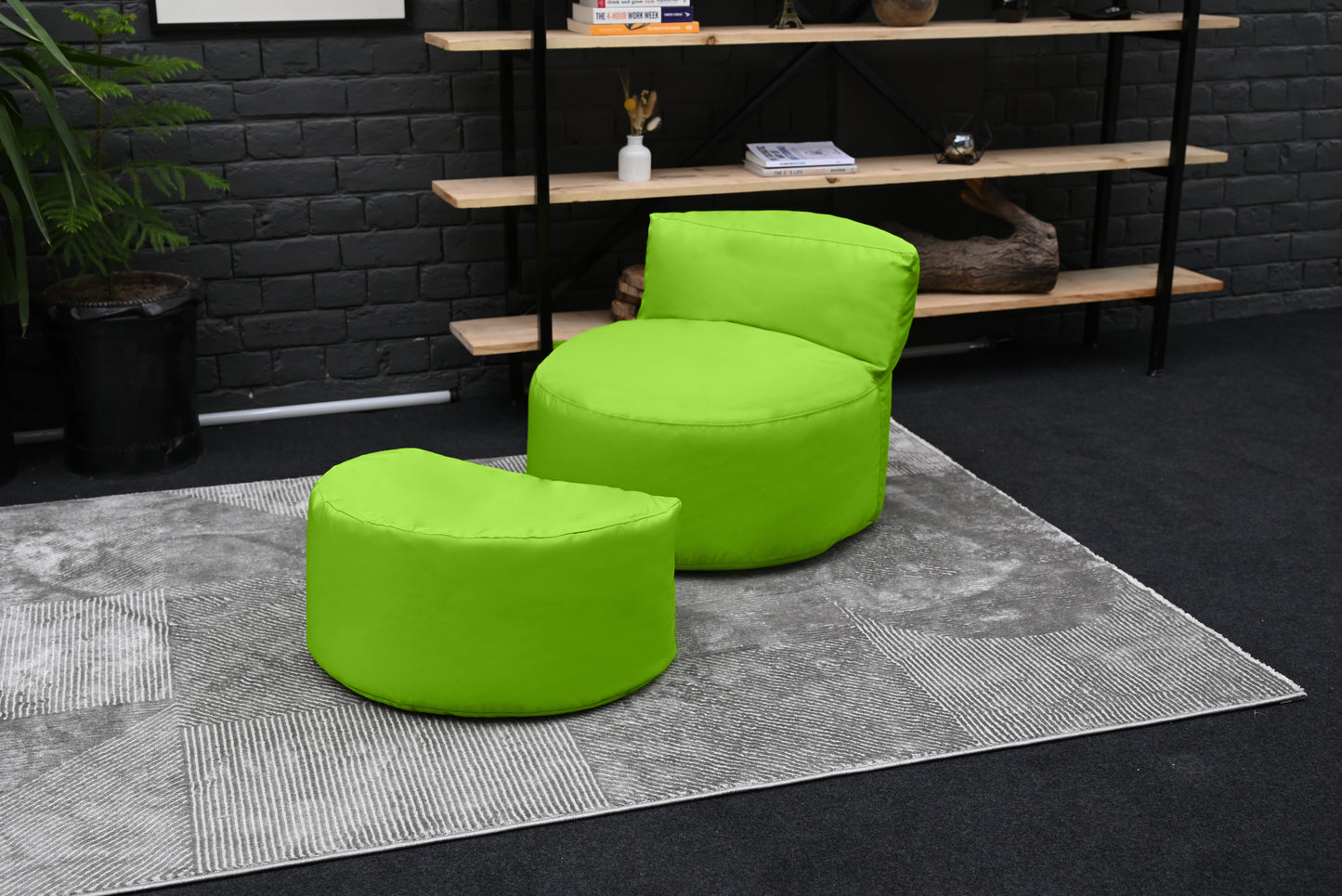 Loft 25 Kids Bean Bag Chair With Footstool