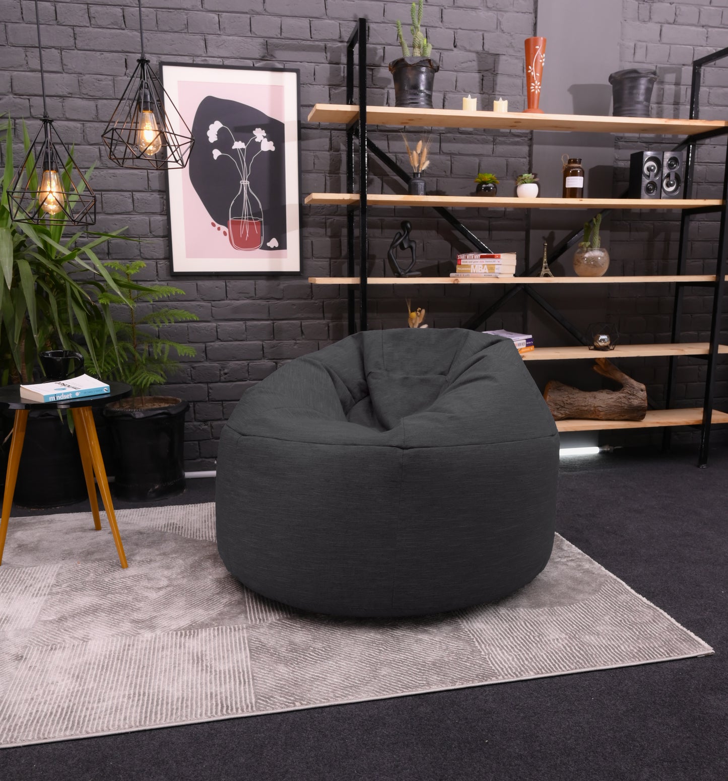 Loft 25 Round Bean Bag Chair Adult Gaming