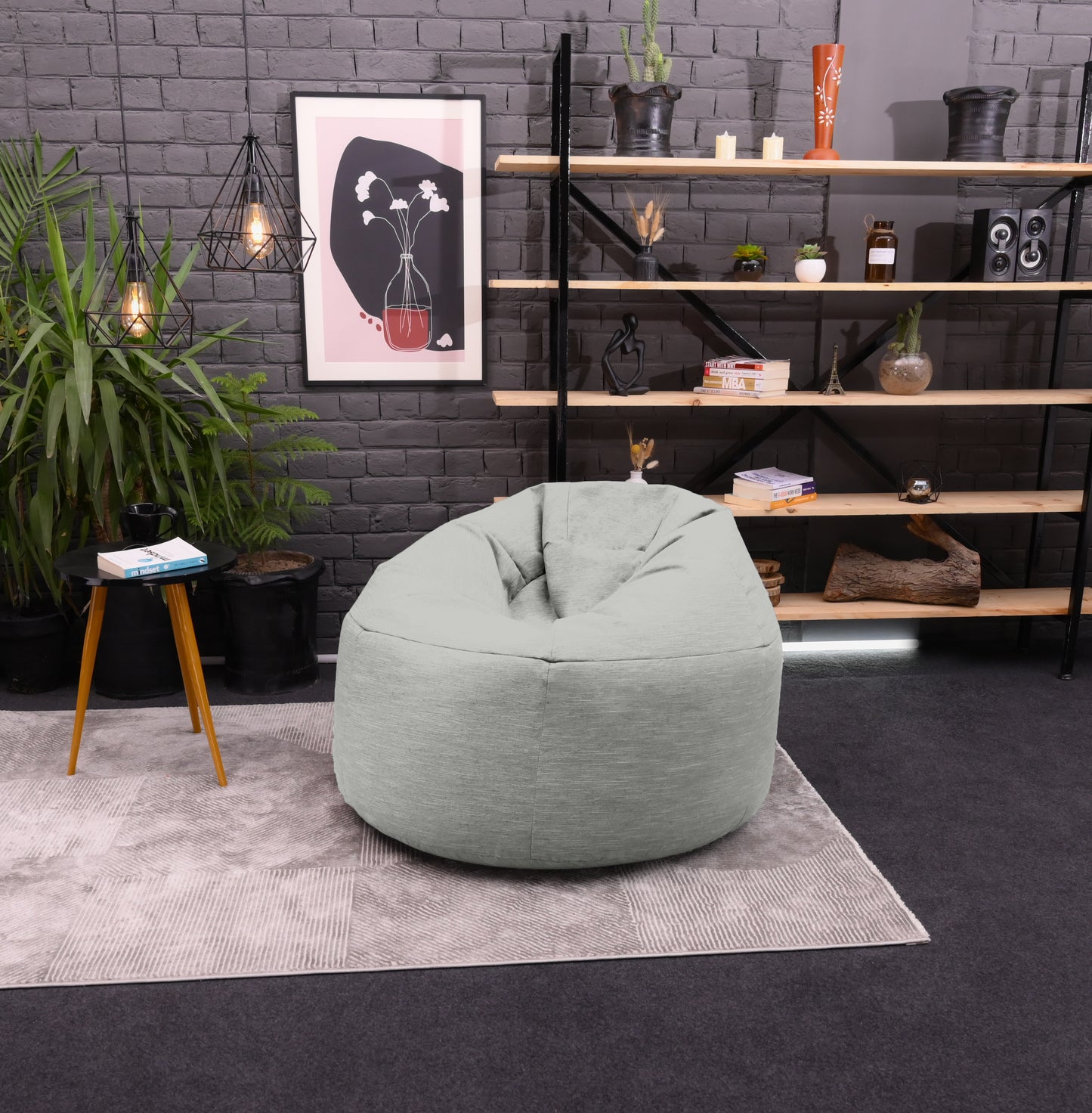 Loft 25 Round Bean Bag Chair Adult Gaming