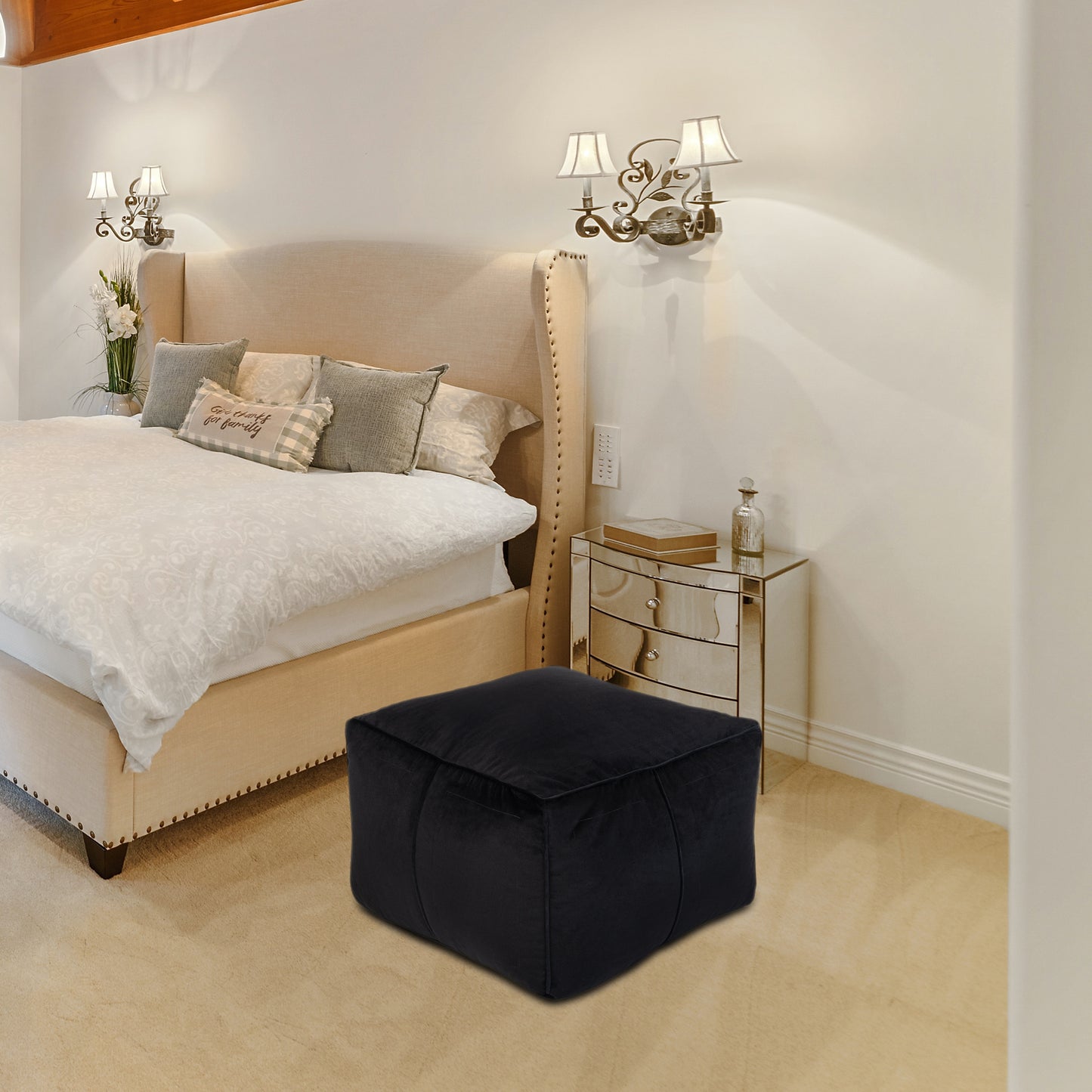 Loft 25 Indoor Living Bean Bag Footstool