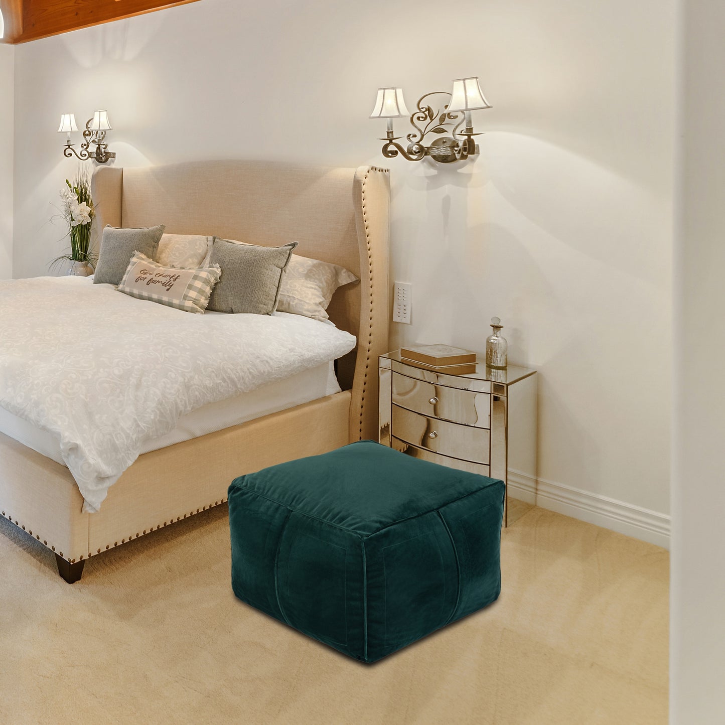 Loft 25 Indoor Living Bean Bag Footstool