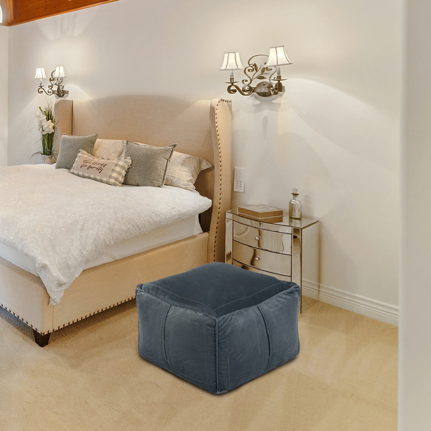 Loft 25 Indoor Living Bean Bag Footstool