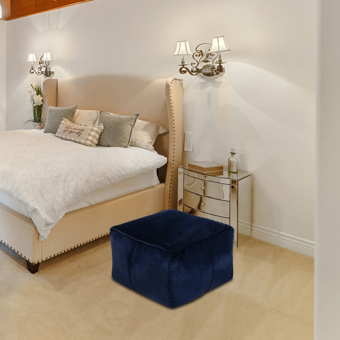 Loft 25 Indoor Living Bean Bag Footstool