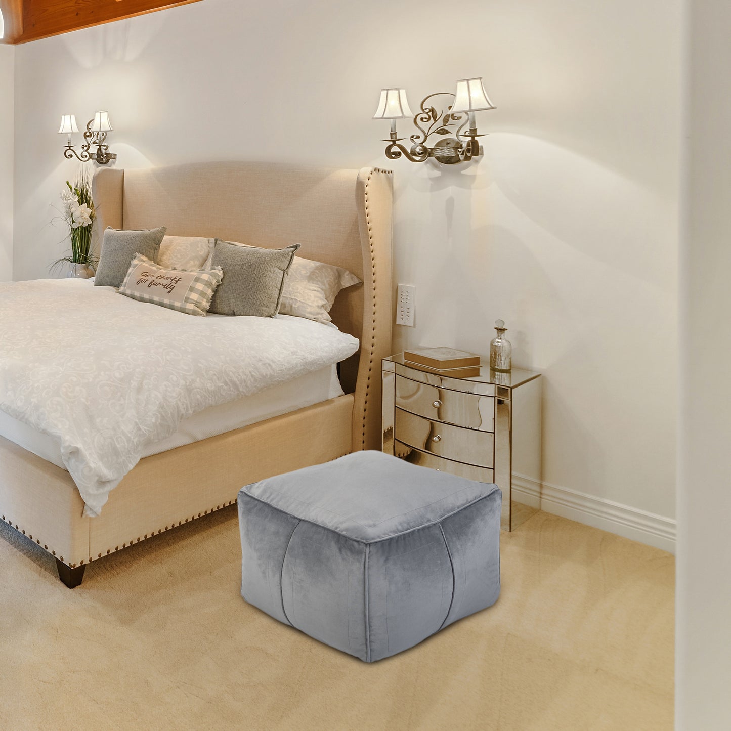 Loft 25 Indoor Living Bean Bag Footstool