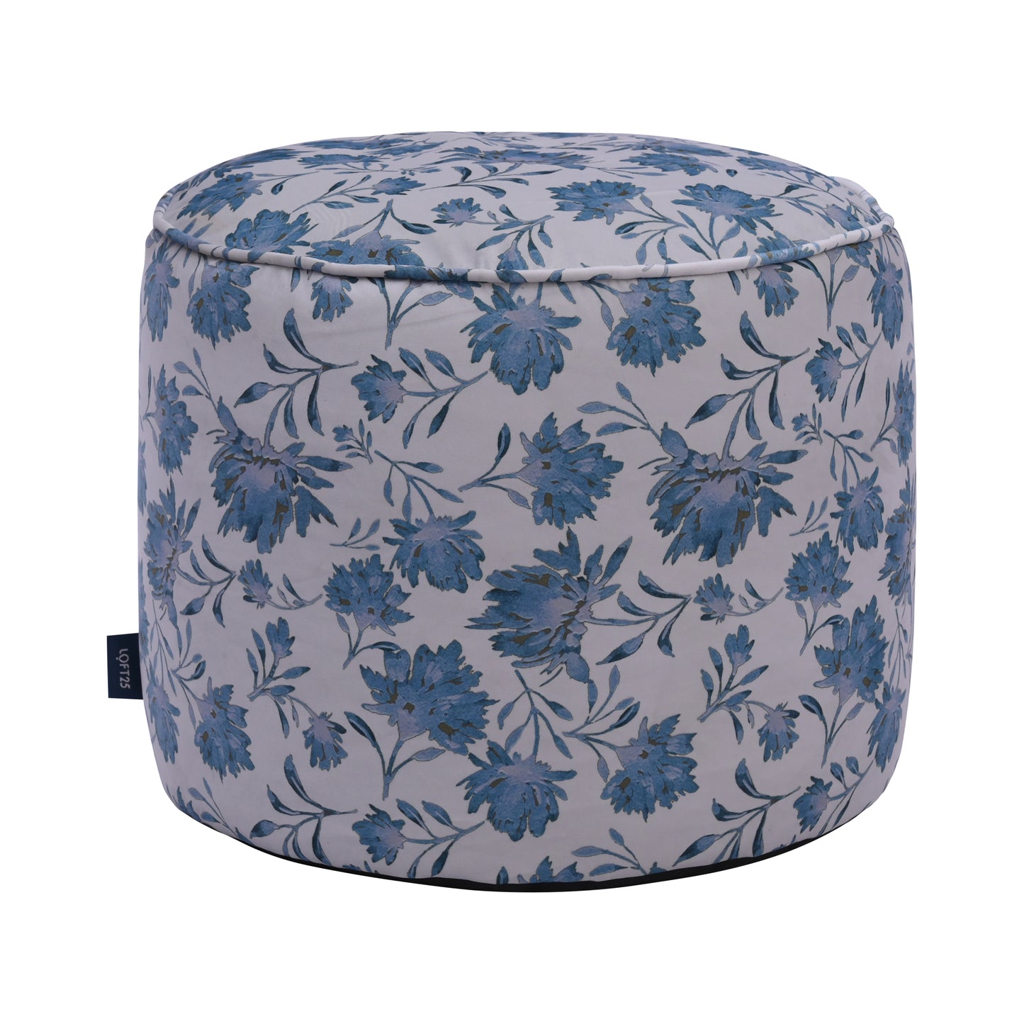 Loft 25 Printed Round Bean Bag Footstool