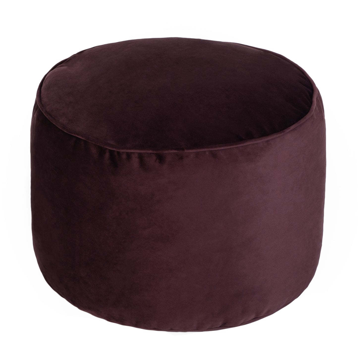 Loft 25 Premium Round Velvet BeanBag Footstool