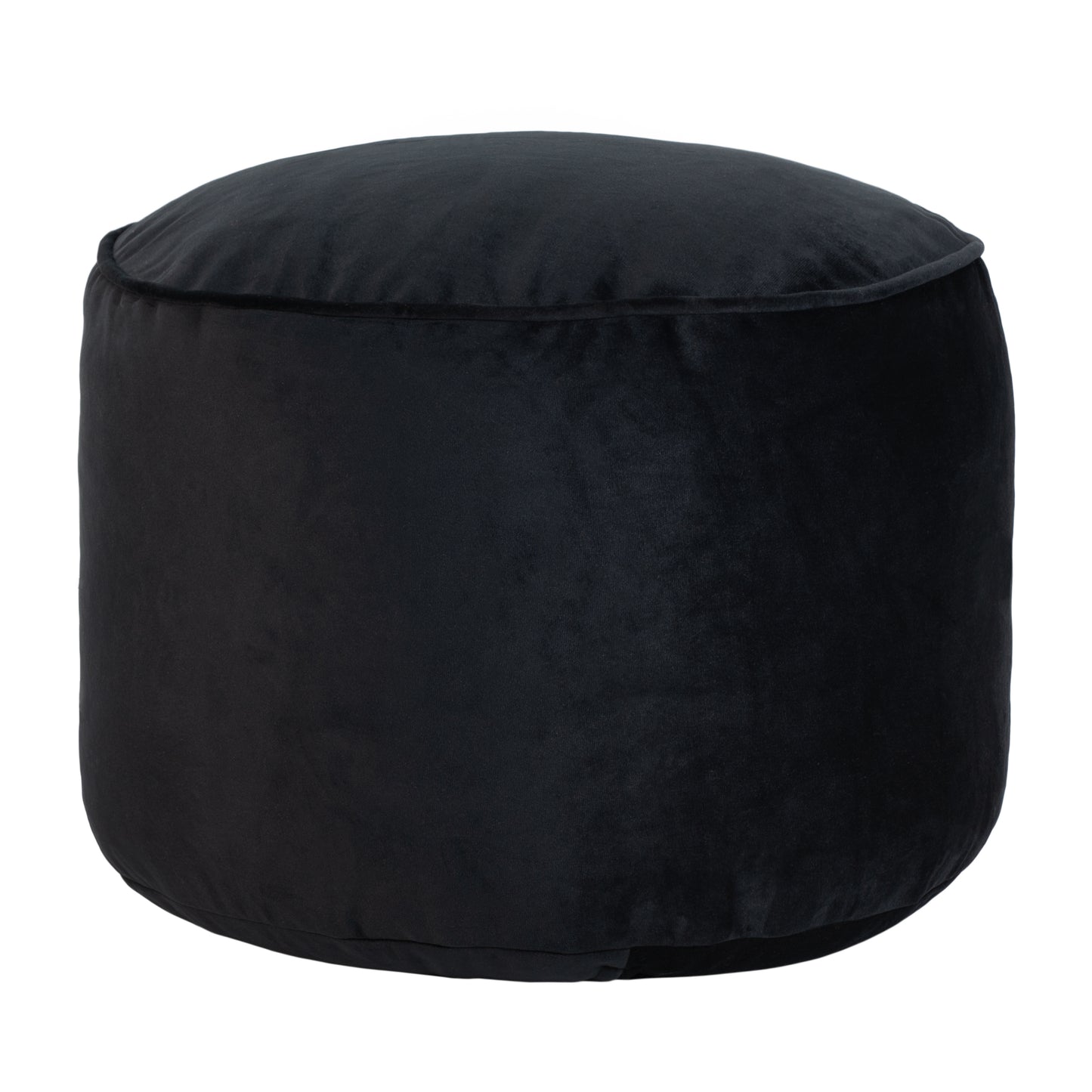 Loft 25 Premium Round Velvet BeanBag Footstool