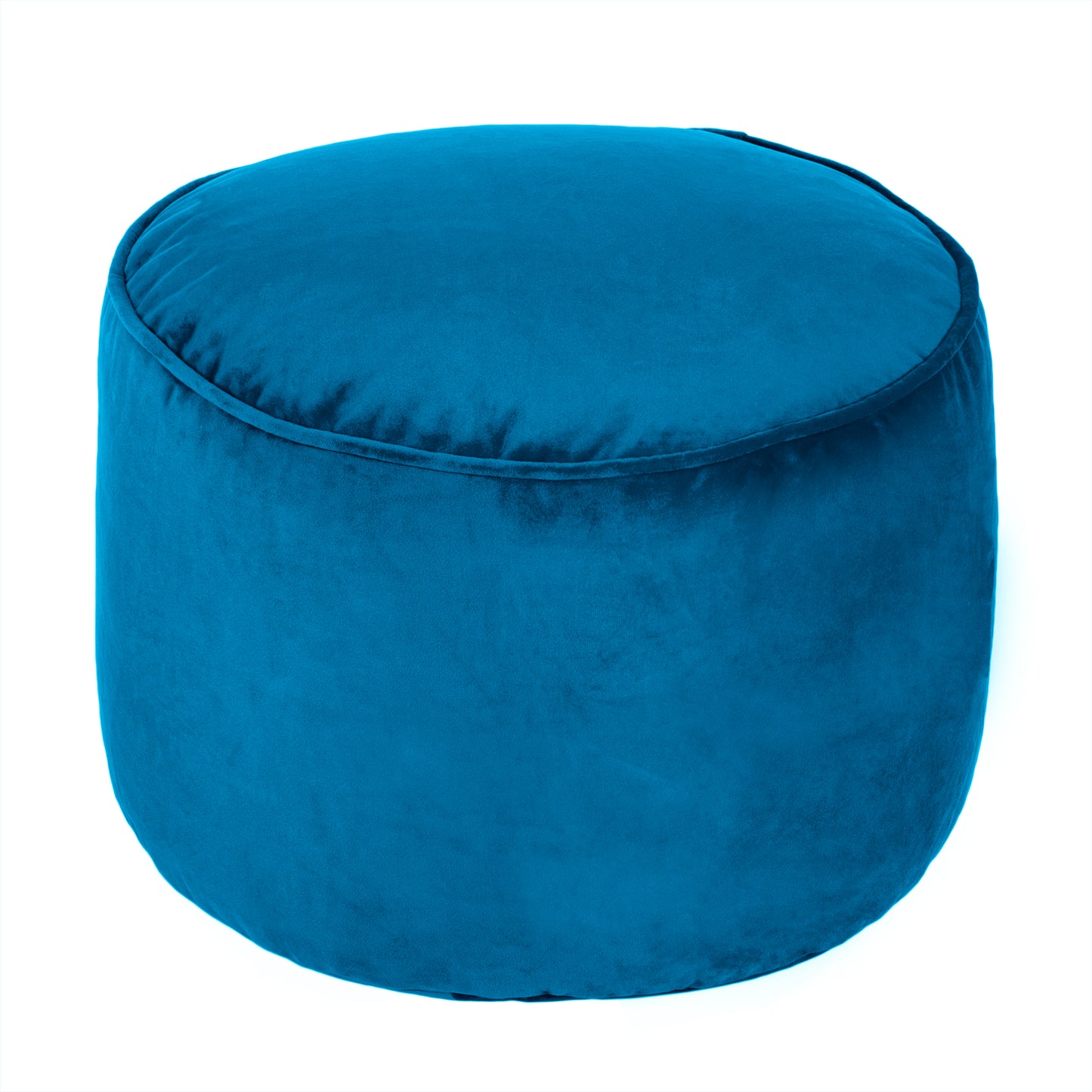 Loft 25 Premium Round Velvet BeanBag Footstool