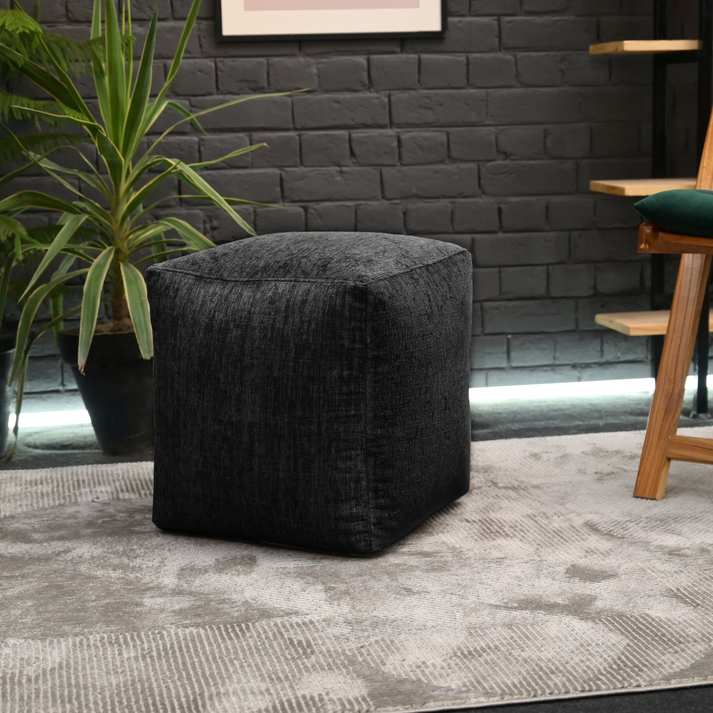 Loft 25 Cube Ergonomic Bean Bag Footstool