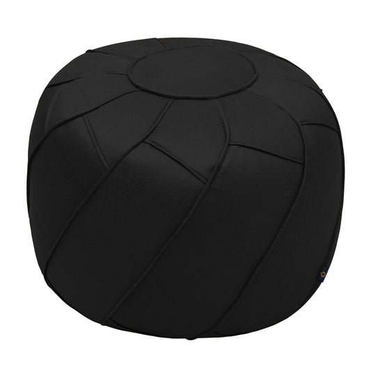 Loft 25 Round Bean Bag Footstool Indoor Living Room Portable Soft Foot Rest