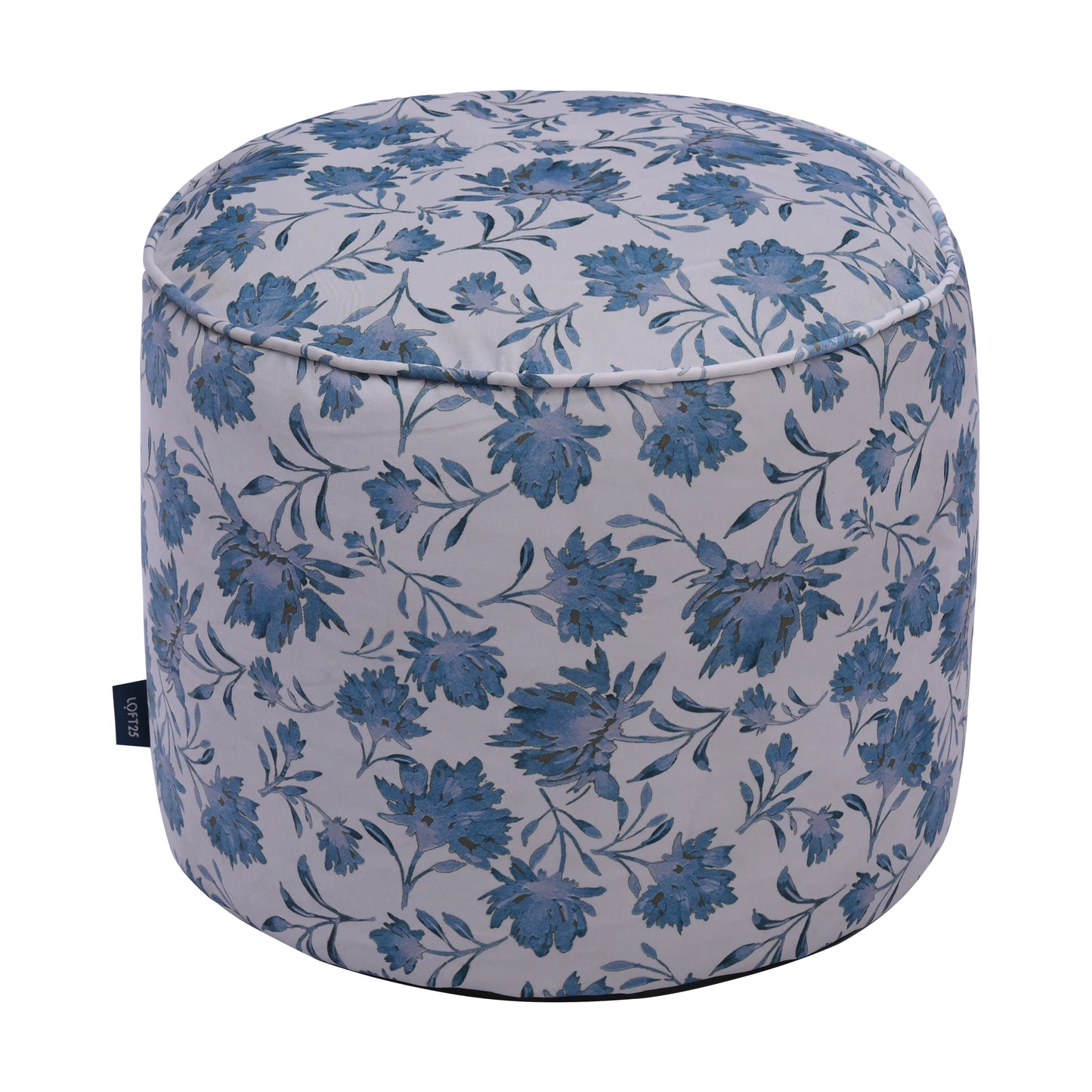 Loft 25 Printed Round Bean Bag Footstool