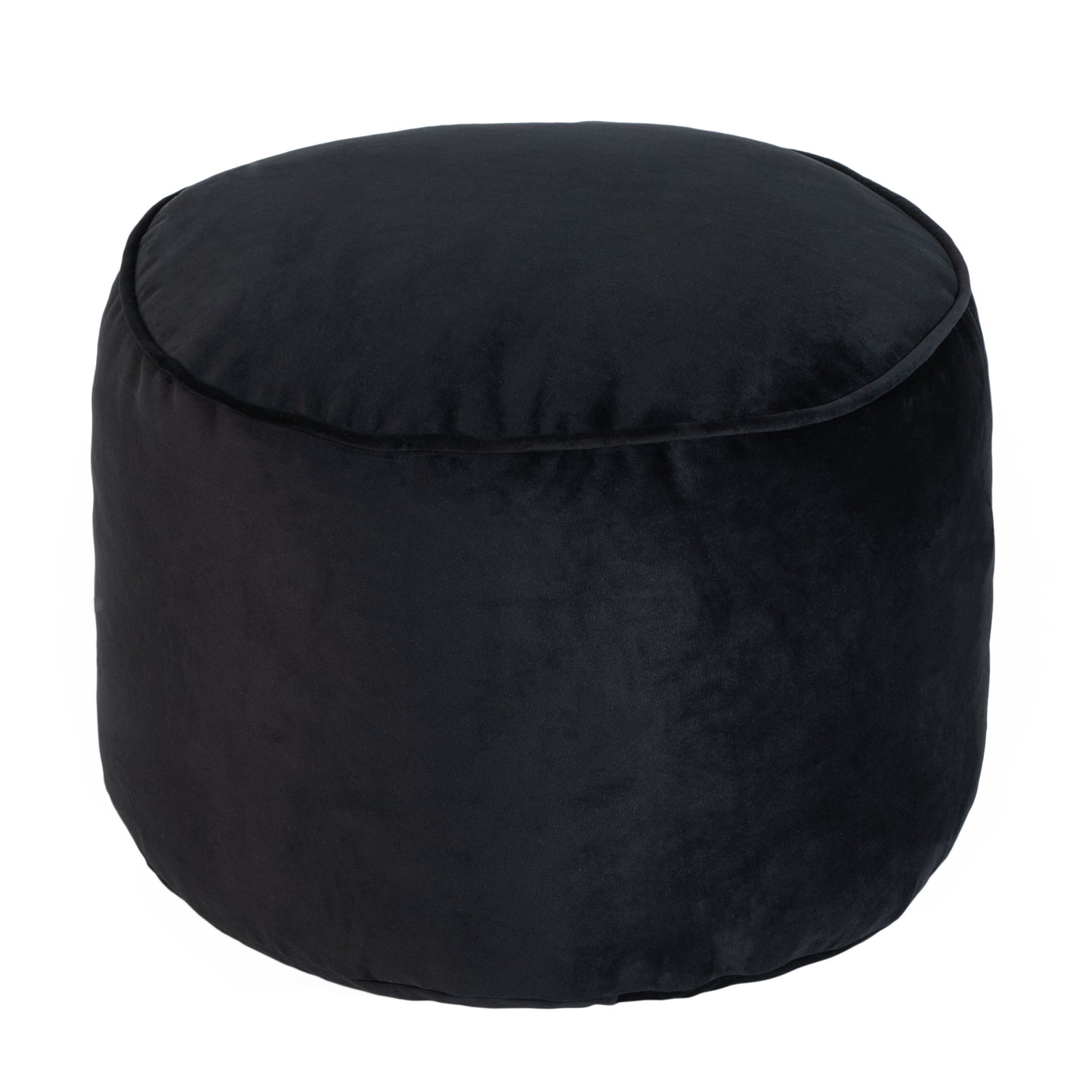 Loft 25 Premium Round Velvet BeanBag Footstool