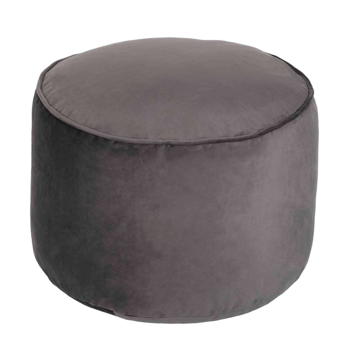 Loft 25 Premium Round Velvet BeanBag Footstool