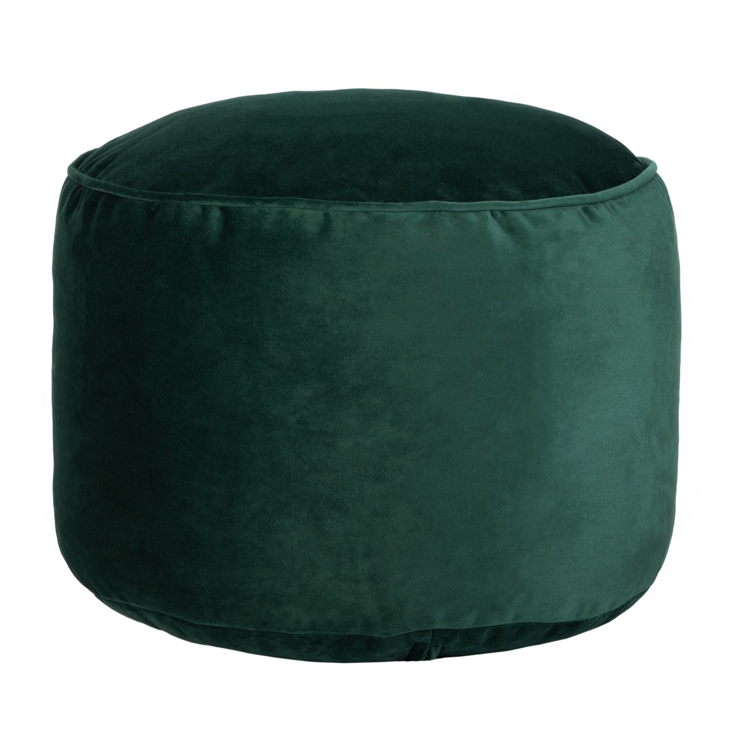 Loft 25 Premium Round Velvet BeanBag Footstool