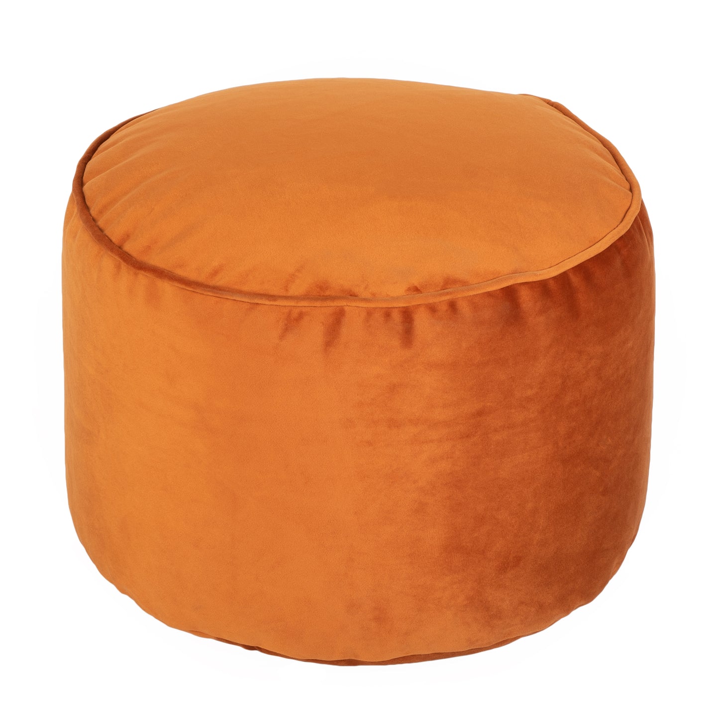 Loft 25 Premium Round Velvet BeanBag Footstool