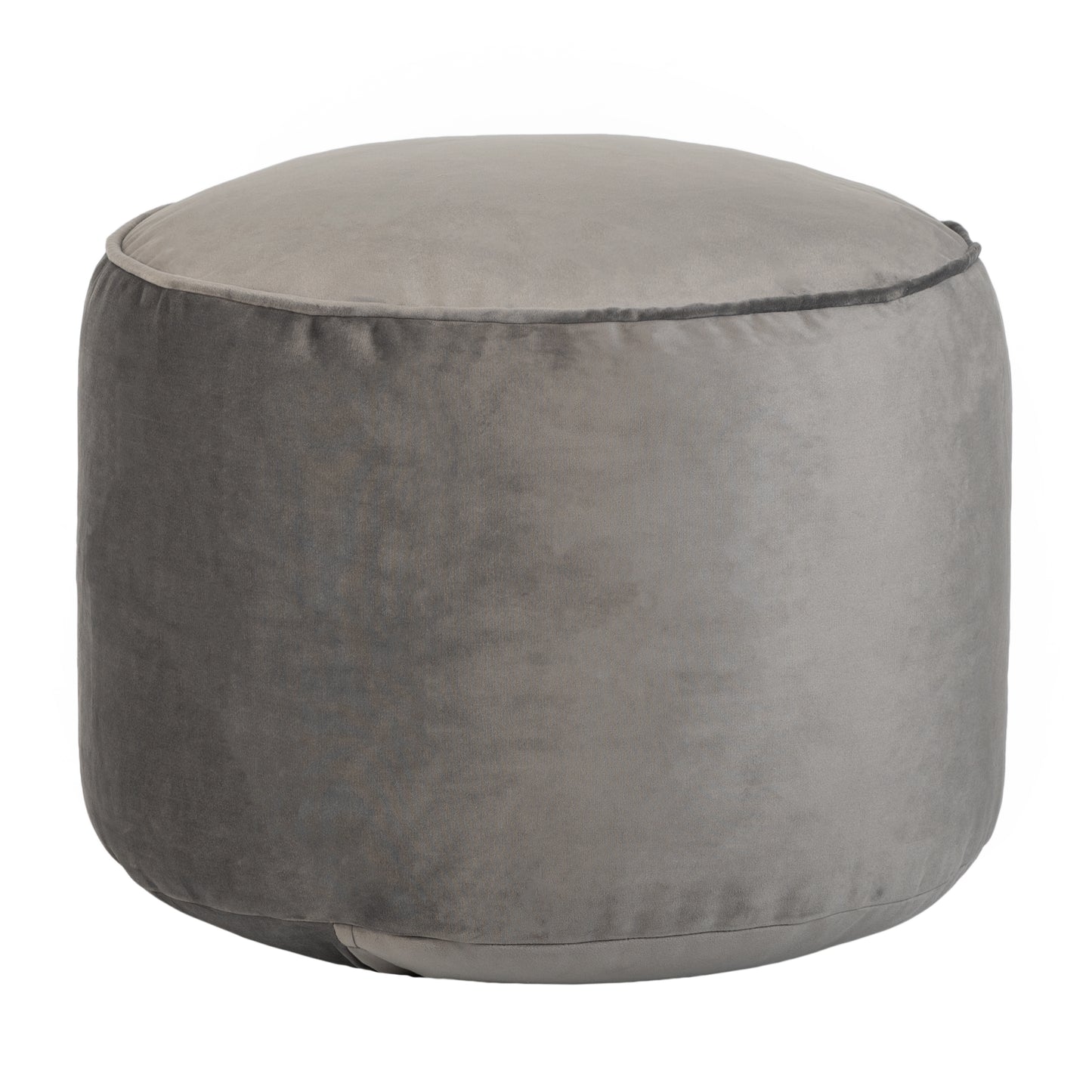 Loft 25 Premium Round Velvet BeanBag Footstool