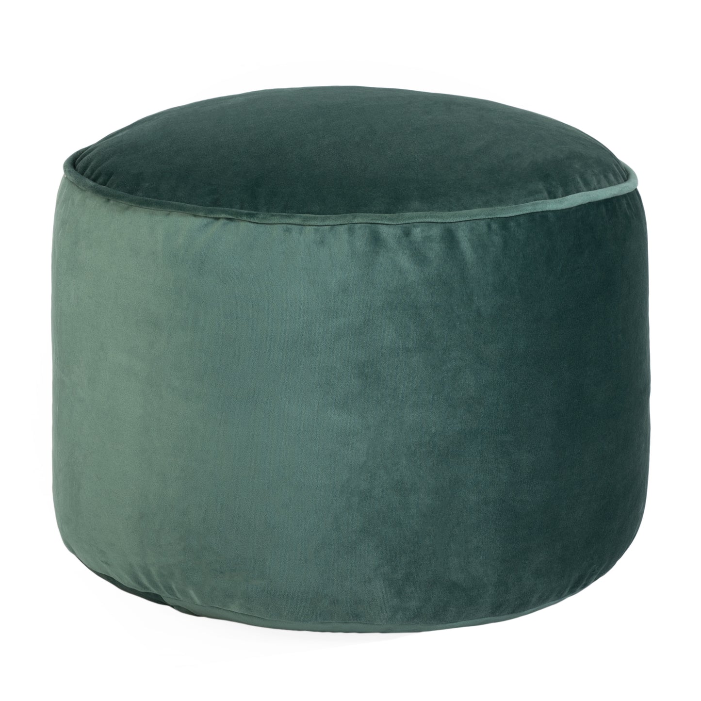 Loft 25 Premium Round Velvet BeanBag Footstool
