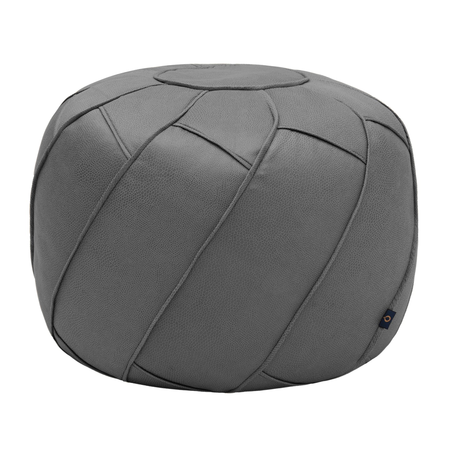 Loft 25 Round Bean Bag Footstool Indoor Living Room Portable Soft Foot Rest