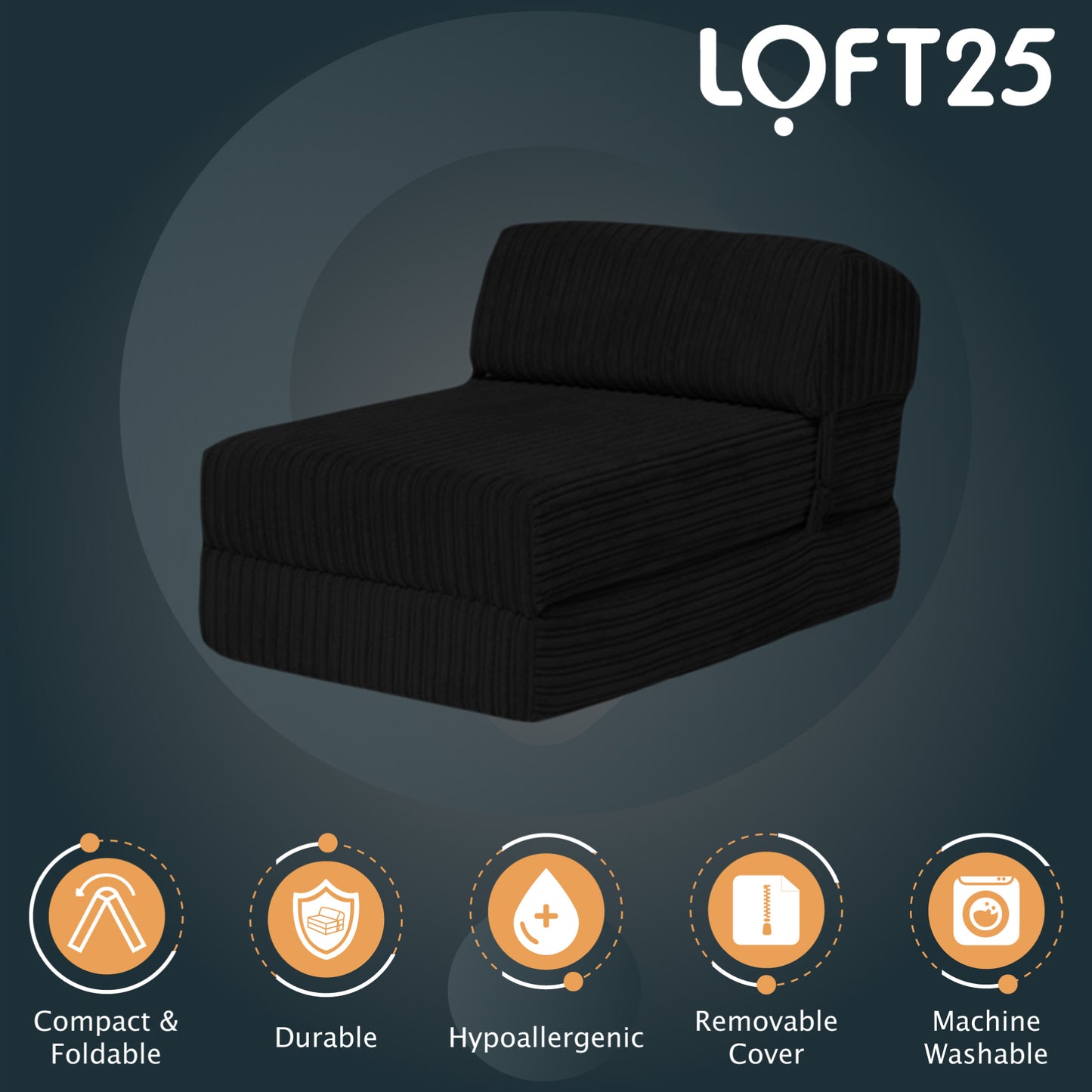 Loft25 Fold-Out Single Z Bed Mattress