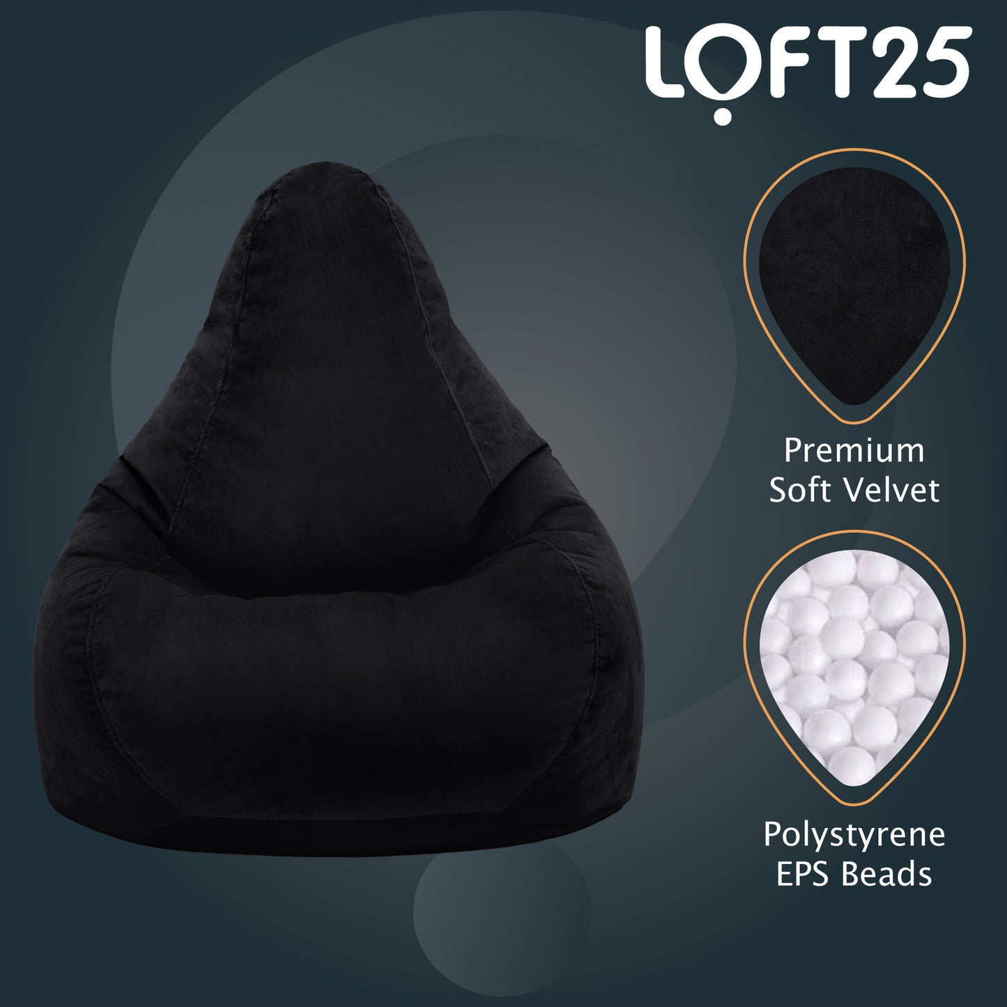 Loft 25 Gamer Recliner Bean Bag Chair