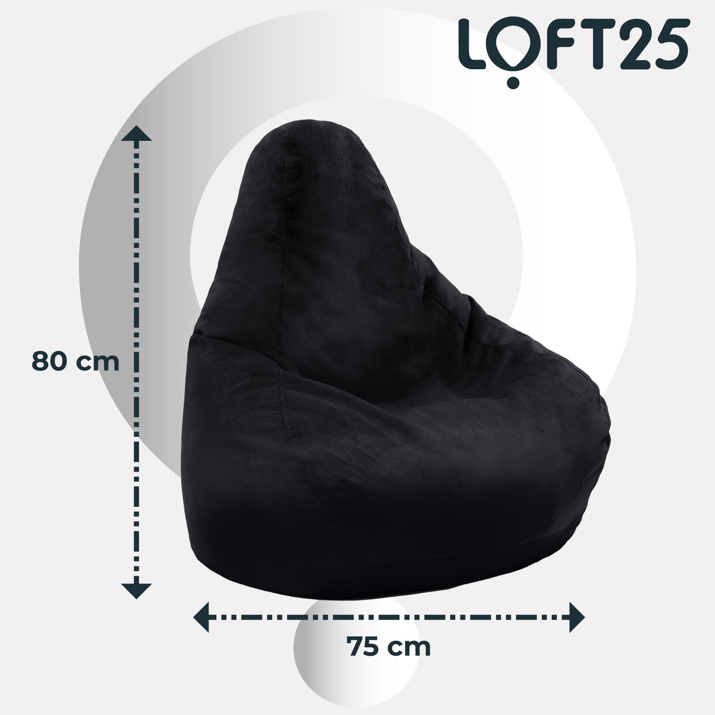 Loft 25 Gamer Recliner Bean Bag Chair