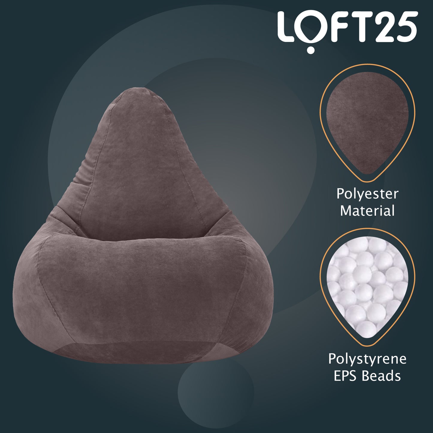 Loft 25 Gamer Recliner Bean Bag Chair