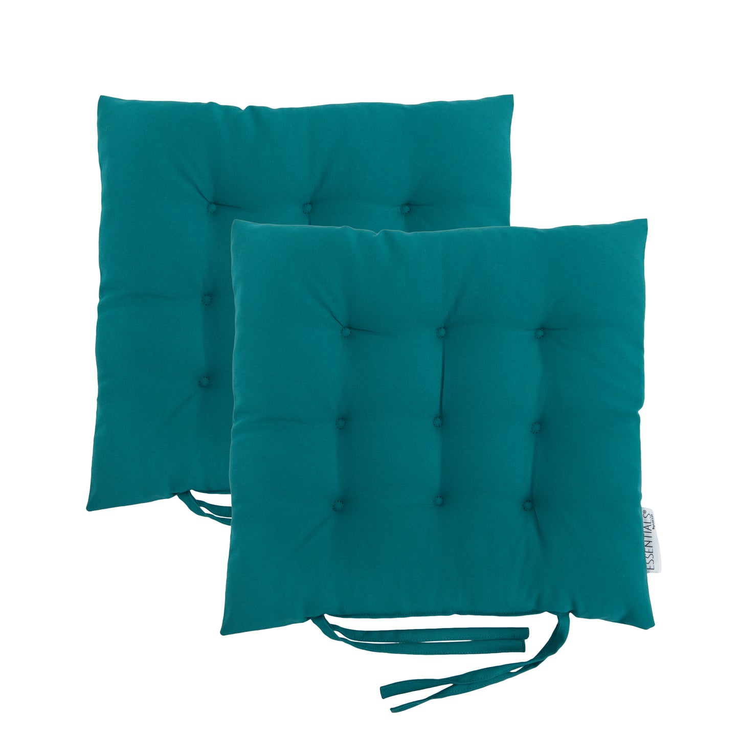 Loft 25 Garden Chair Tufted Seat Pads with Secure Ties