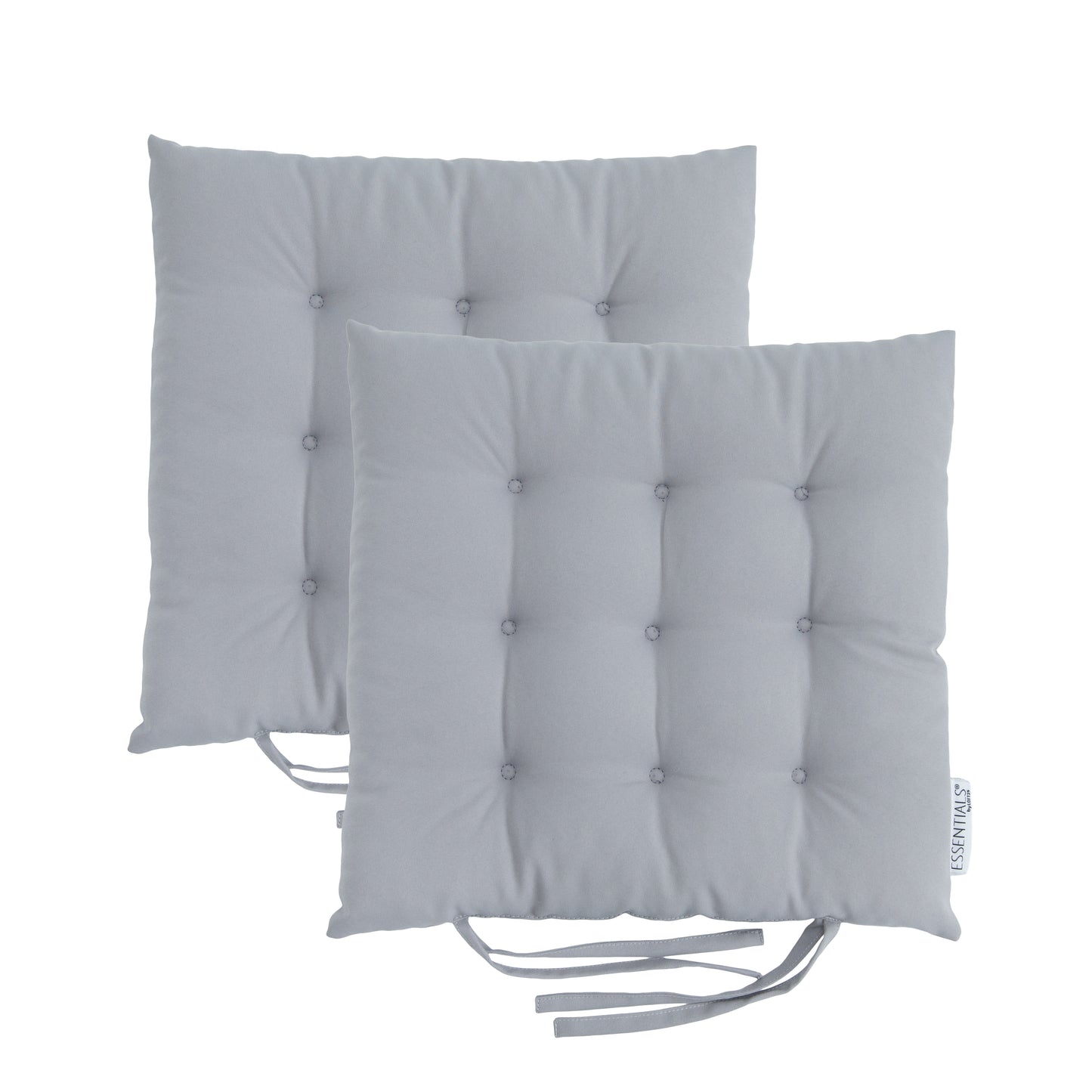 Loft 25 Garden Chair Tufted Seat Pads with Secure Ties