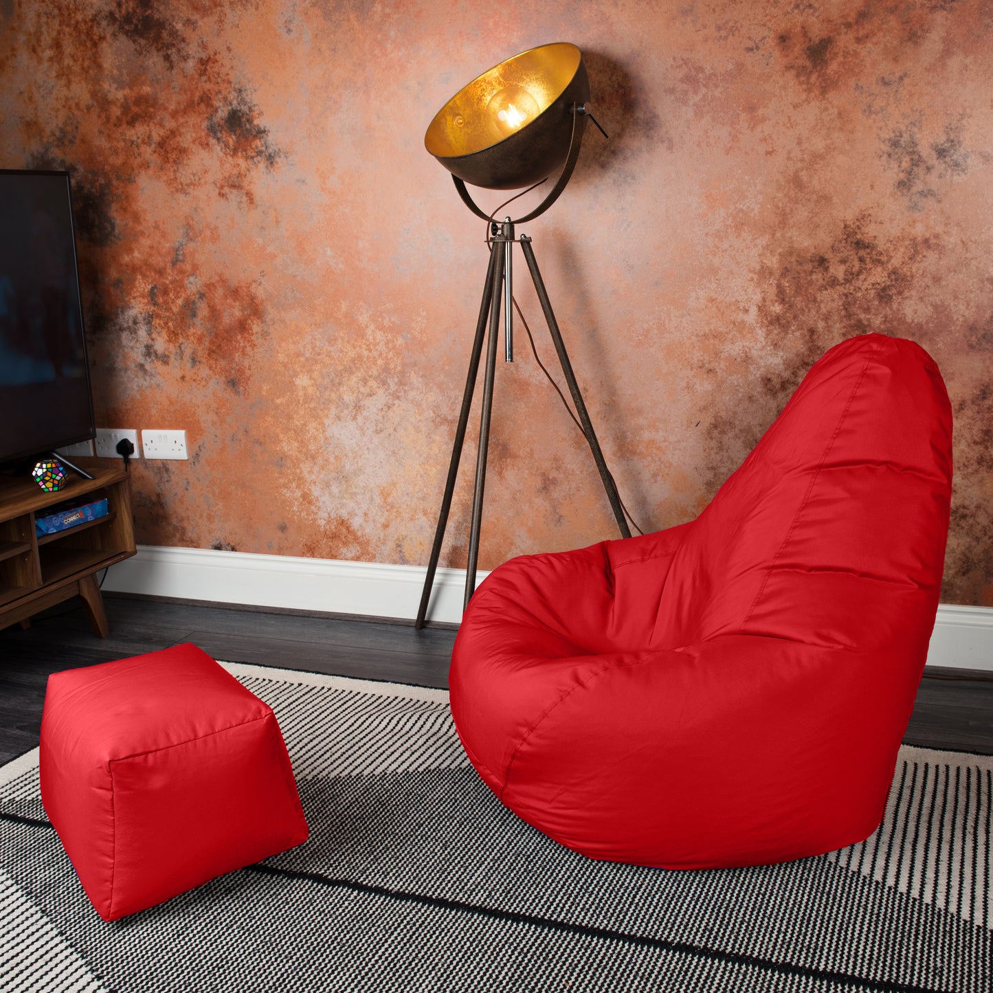 Loft 25 Bean Bag Gamer Chair With Footstool