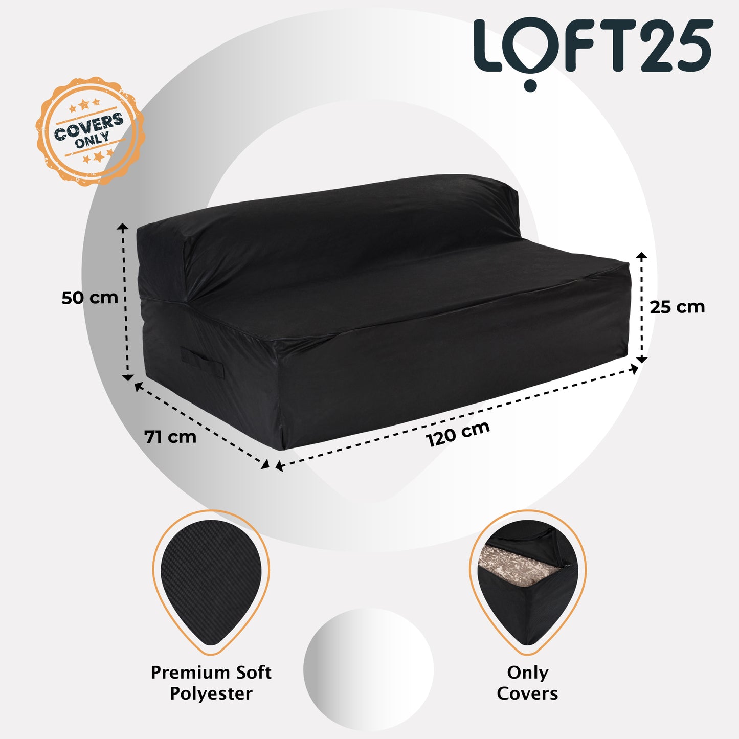 Loft 25 Fold Out Z Bed Chair Mattress Carry Bag