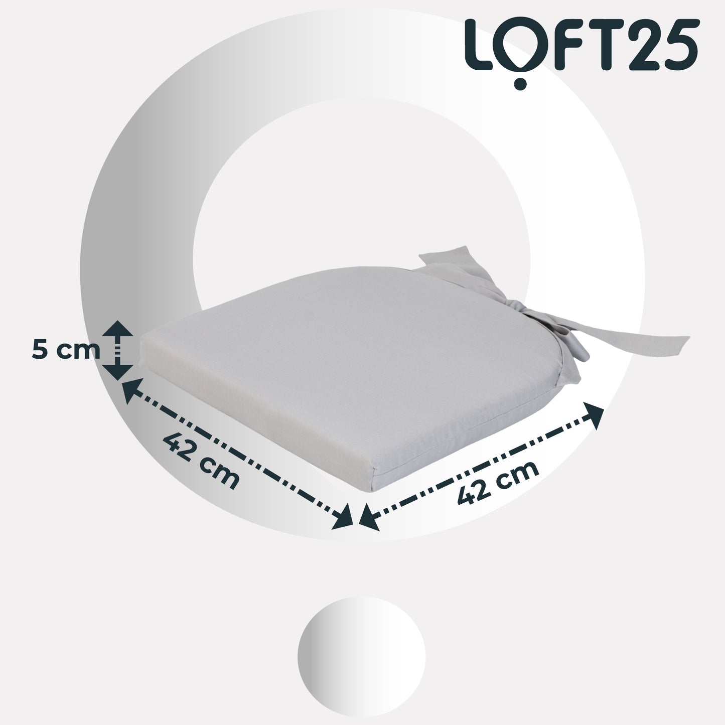 Loft 25 Non-Slip Premium Chair Seat Pad