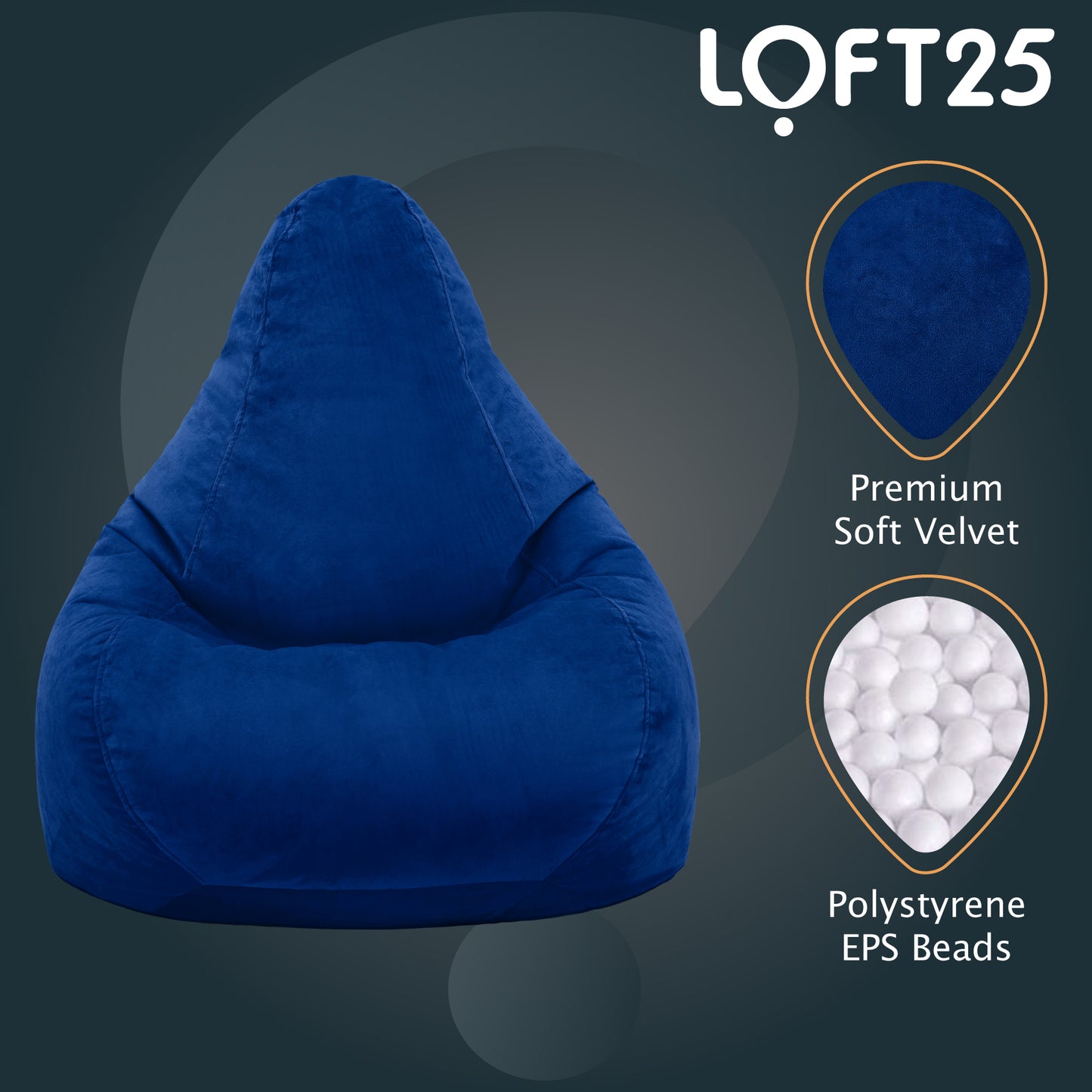 Loft 25 Gamer Recliner Bean Bag Chair