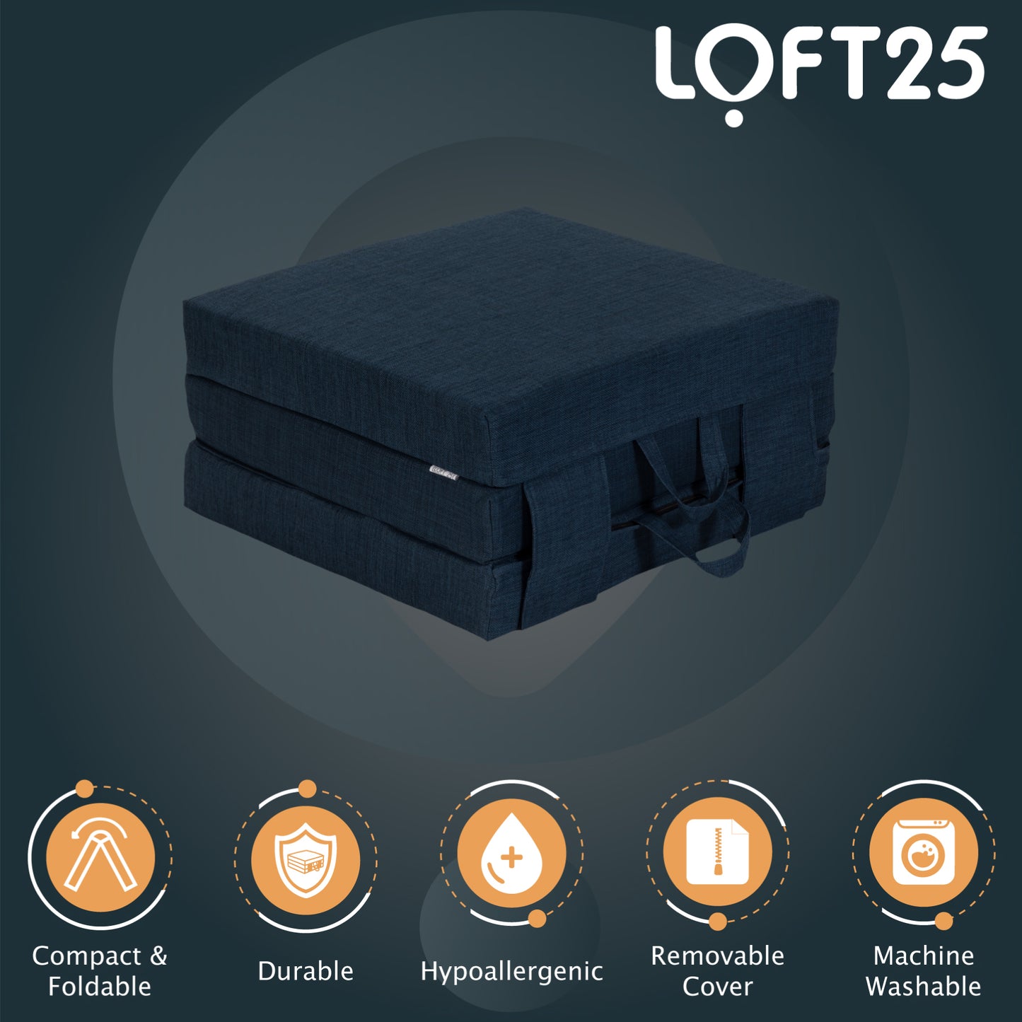 Loft 25 Single Foldable Z Bed Mattress