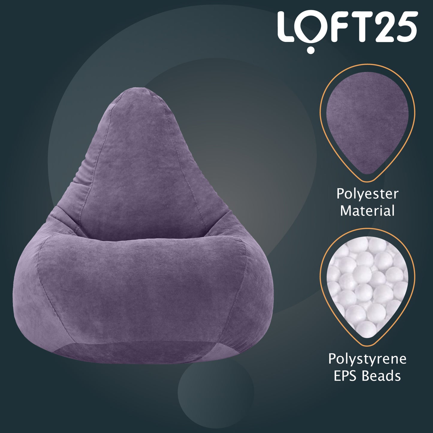 Loft 25 Gamer Recliner Bean Bag Chair