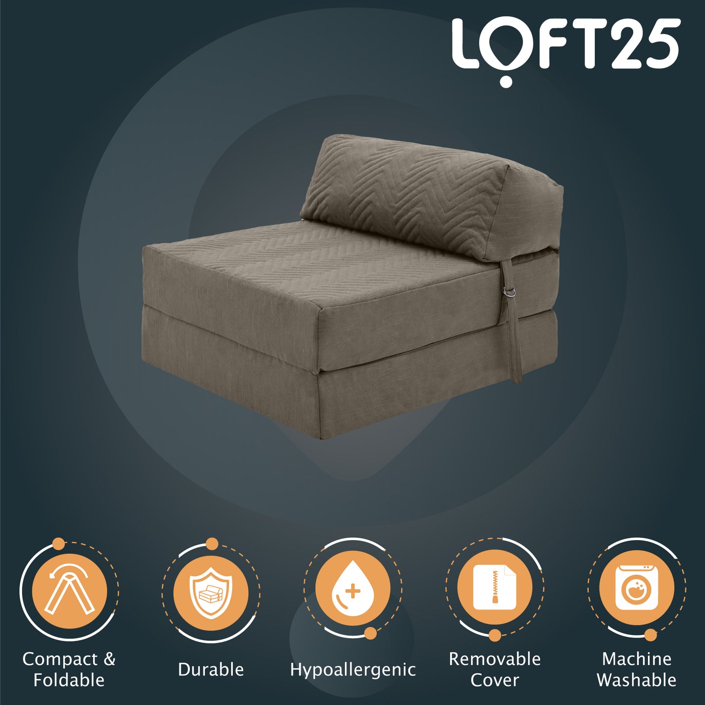 Loft 25 Fold Out Z Bed Chair