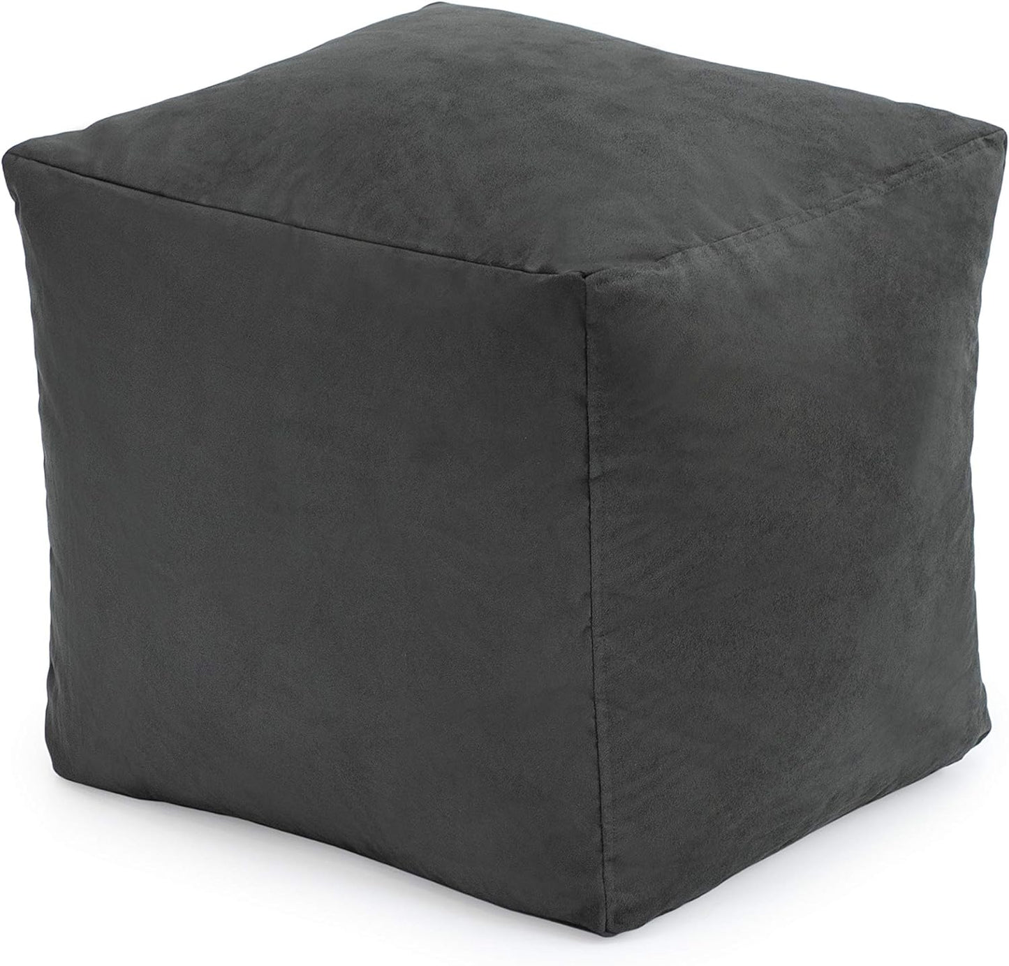 Loft 25 Bean Bag Faux Suede Cube Footstool