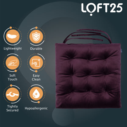 Loft 25 Chair Velvet Seat Pad