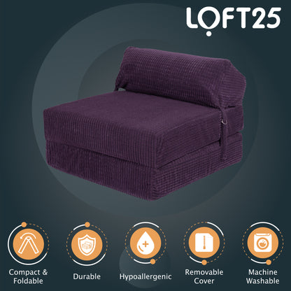 Loft 25 Portable Double Fold-Out Z Bed Mattress