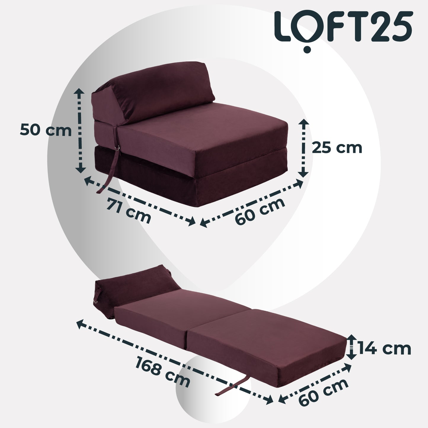 Loft 25 Sofa Bed Futon