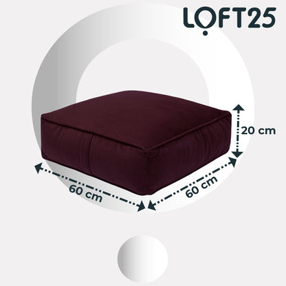 Loft 25 Large Slab Bean Bag Pouffe