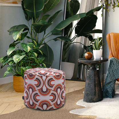 Loft 25 Printed Round Bean Bag Footstool