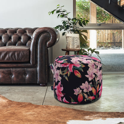 Loft 25 Printed Round Bean Bag Footstool