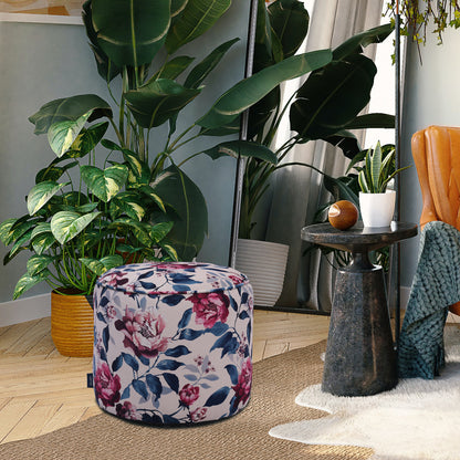 Loft 25 Printed Round Bean Bag Footstool