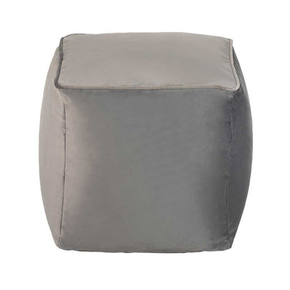 Loft 25 Premium Cubed Velvet Bean Bag Footstool