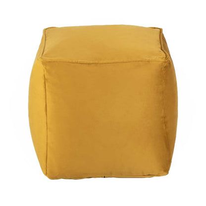 Loft 25 Premium Cubed Velvet Bean Bag Footstool