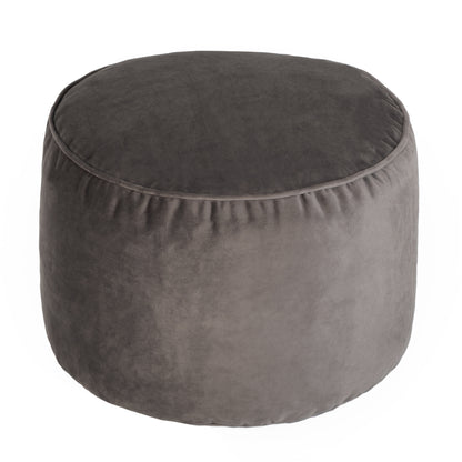 Loft 25 Premium Round Velvet BeanBag Footstool