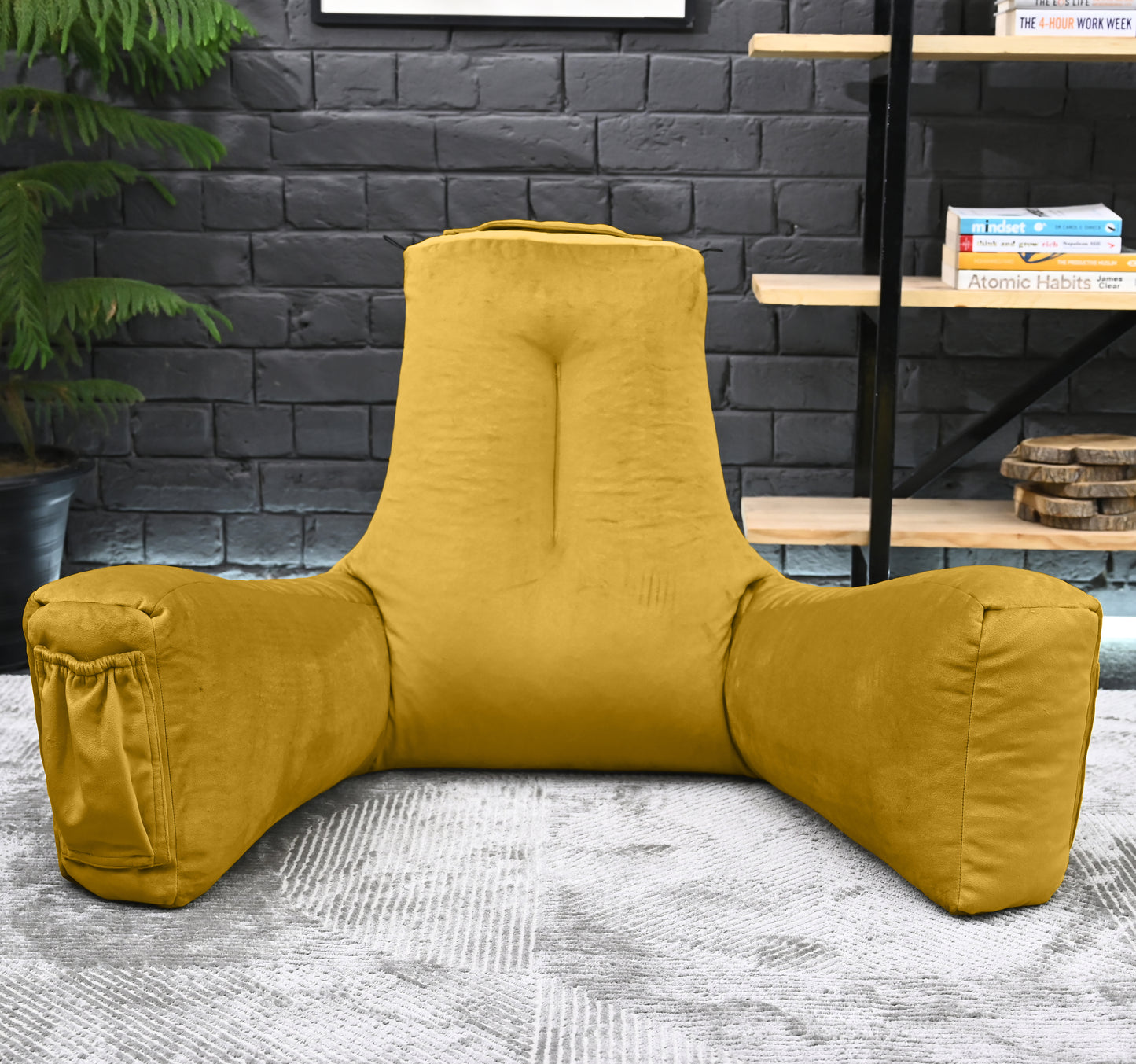 Premium Velvet Reading Cushion